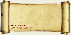 Hana Jaćimović vizit kartica